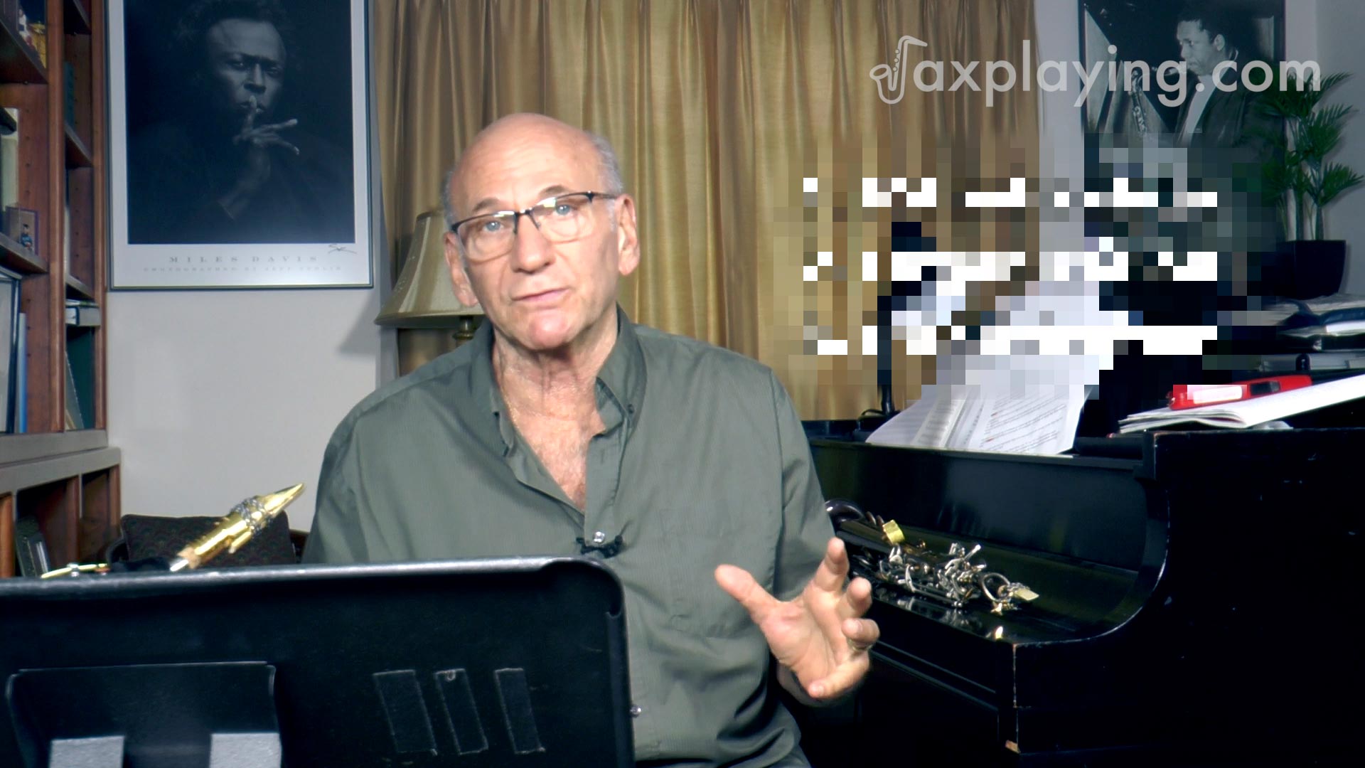 Dave Liebman — Saxophone Sound Production #11: Practice (1st Section)