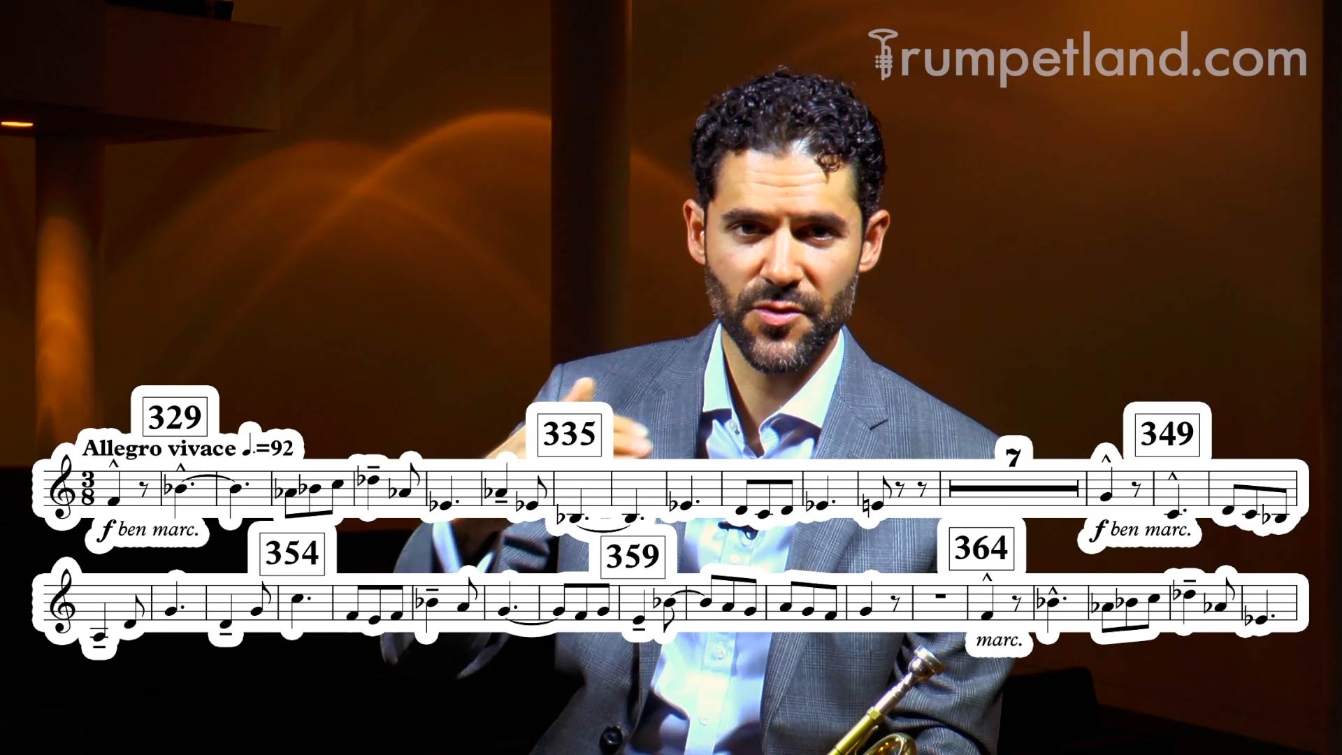 Michael Tiscione — Bartok: Concerto for Orchestra, 1st Movement [2nd Trumpet]