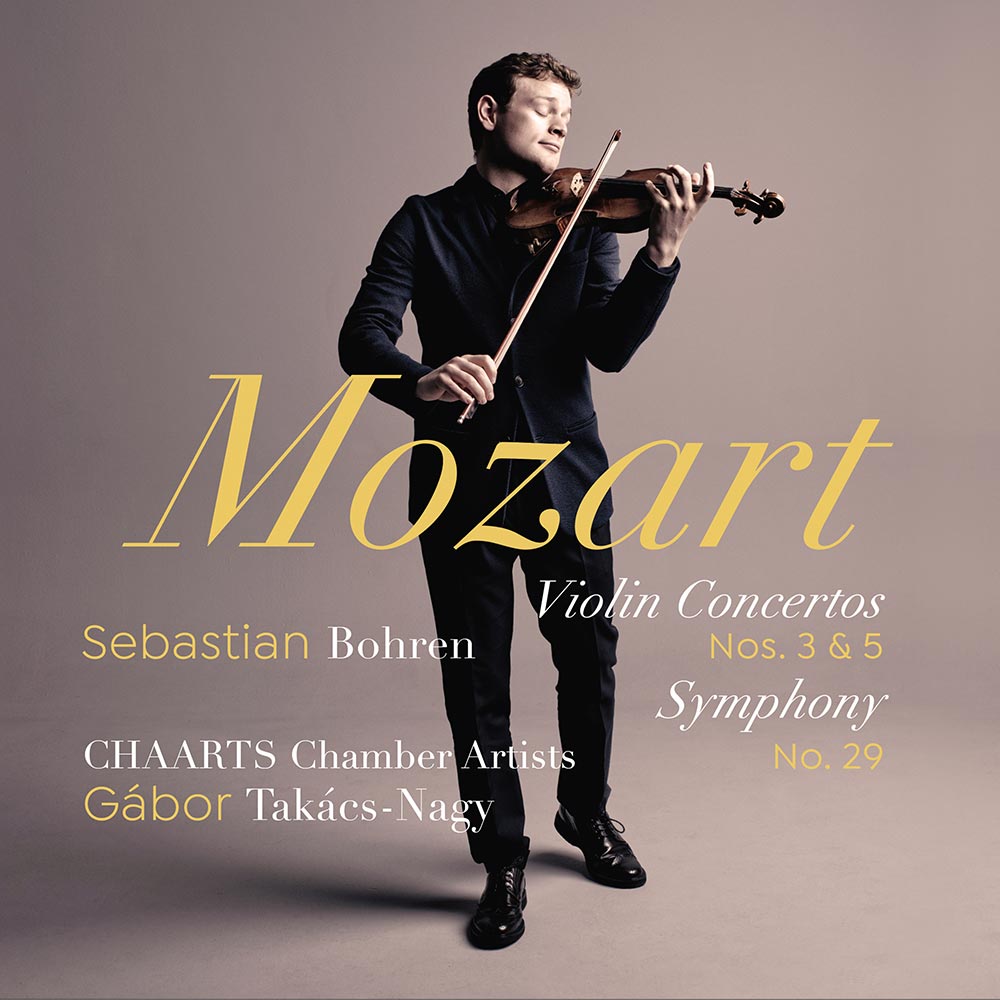 Sebastian Bohren — “Mozart: Violin Concertos Nos. 3 & 5” (Avie Records, 2021)