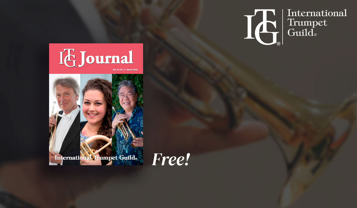 March ITG Journal Free to Public!